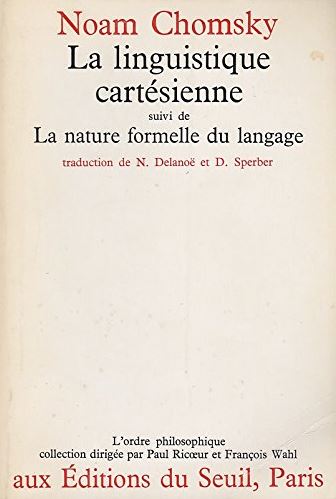 Chomsky, Linguistique cartsienne